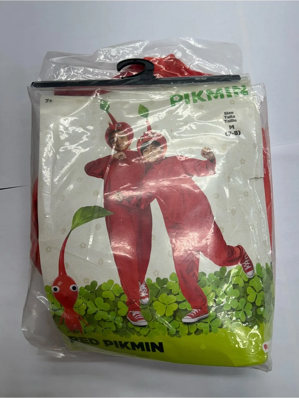 Disguise Official Nintendo Red Pikmin Jumpsuit Costume Kids Size M 7-8 NWT